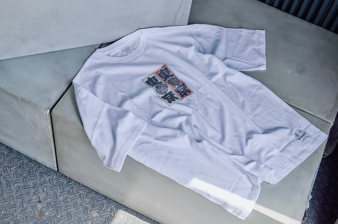 TOUFUTOKYO “東京” T-SHIRT(WHITE / BLACK)