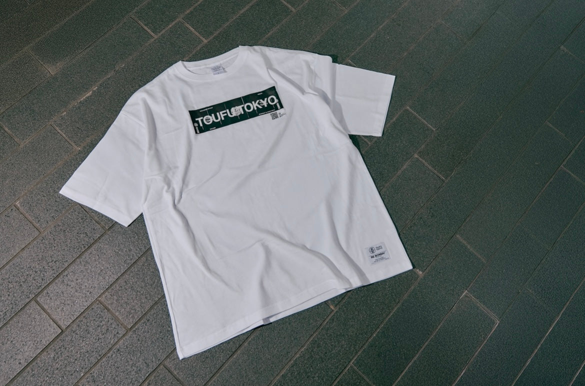 TOUFUTOKYO “TOUFU TOKYO” T-SHIRT(WHITE / BLACK)