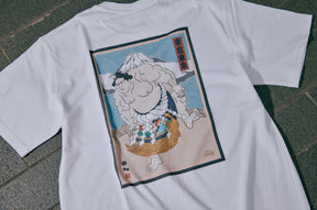 TOUFUTOKYO “相撲” T-SHIRT（WHITE / BLACK）