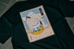 TOUFUTOKYO “相撲” T-SHIRT（WHITE / BLACK）