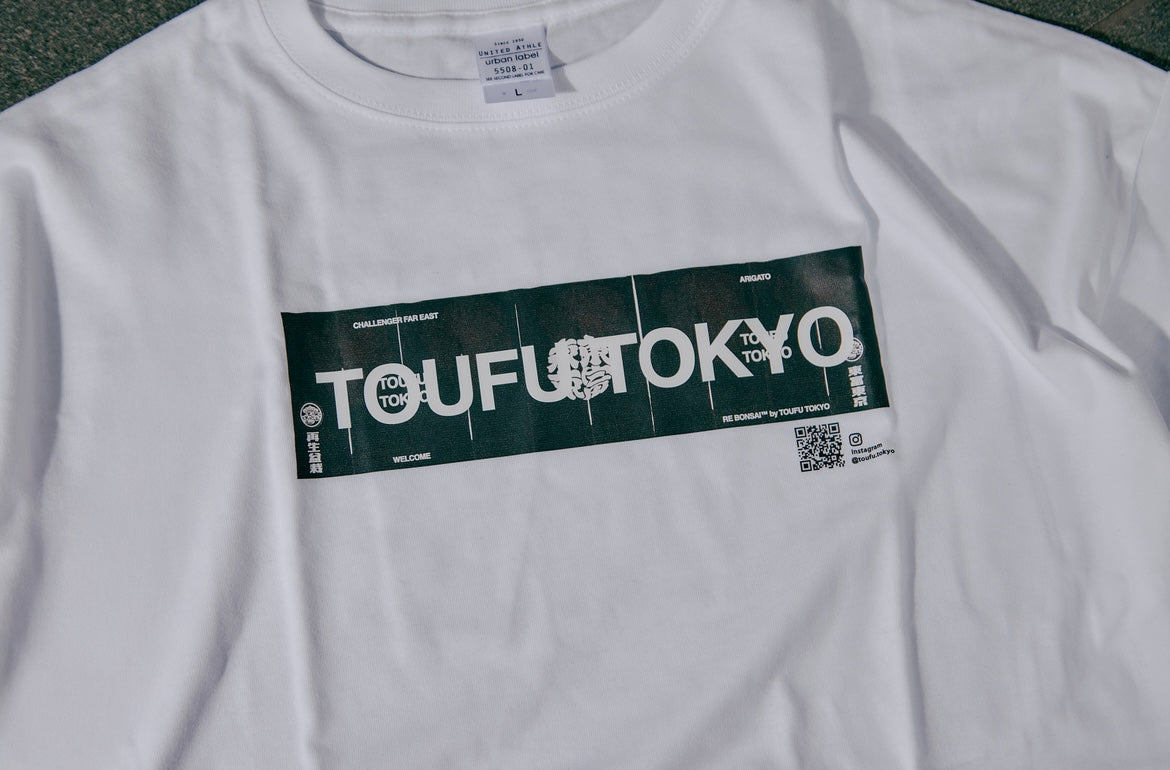 TOUFUTOKYO “TOUFU TOKYO” T-SHIRT（WHITE / BLACK）
