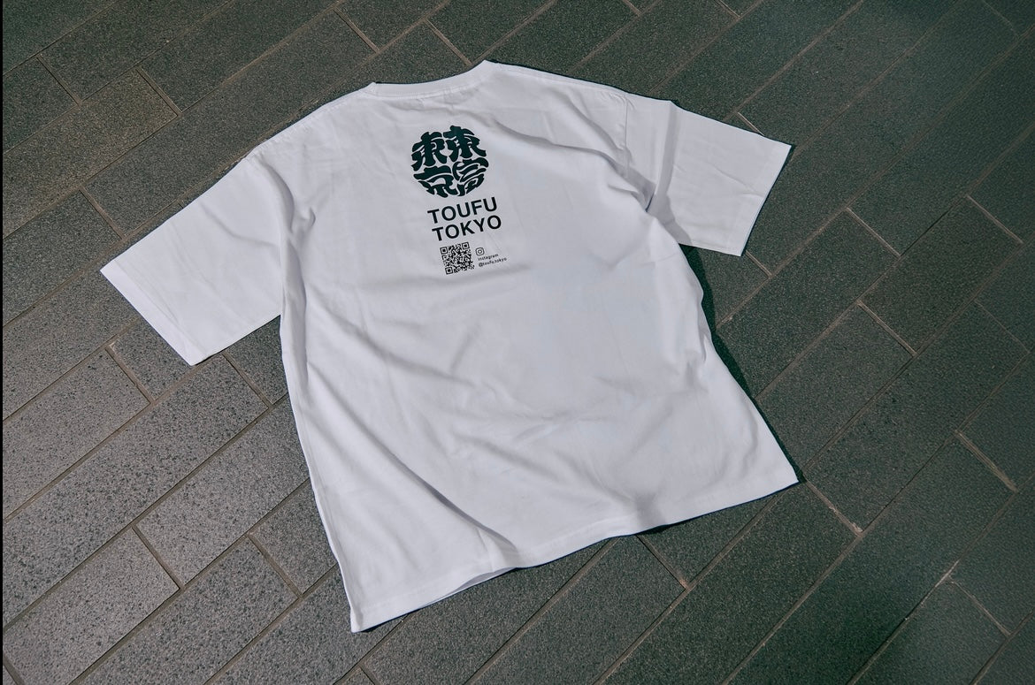 TOUFUTOKYO “TOUFU TOKYO” T-SHIRT（WHITE / BLACK）