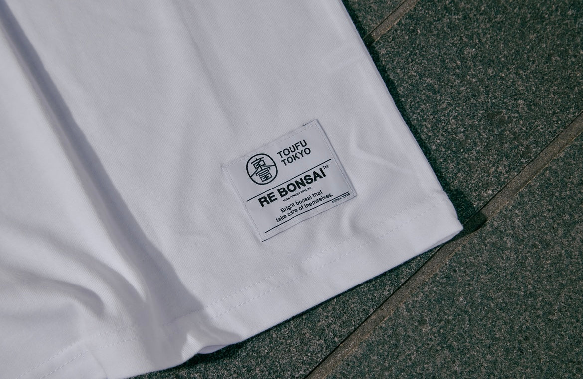 TOUFUTOKYO “RE BONSAI™︎Ukiyoe Edition” T-SHIRT（WHITE / BLACK）
