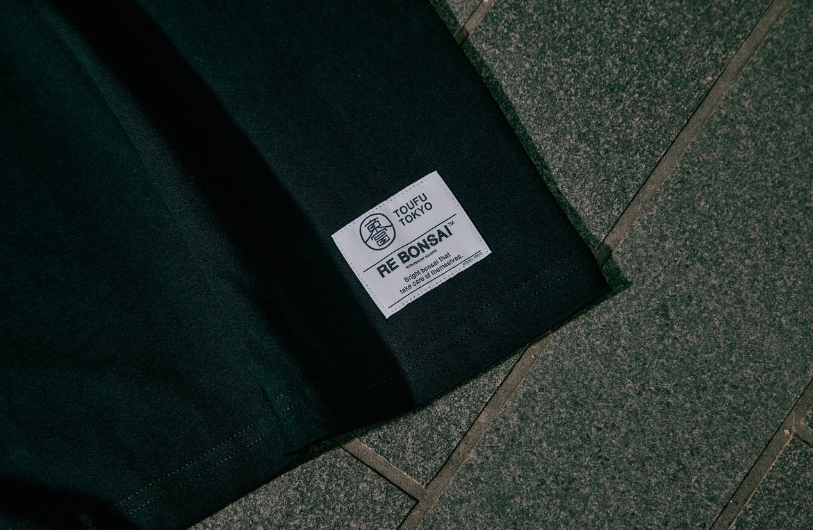 TOUFUTOKYO “RE BONSAI™︎Ukiyoe Edition” T-SHIRT（WHITE / BLACK）