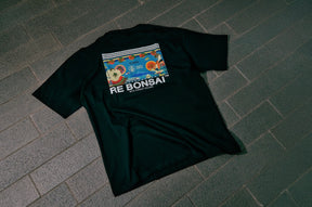 TOUFUTOKYO “RE BONSAI™︎Ukiyoe Edition” T-SHIRT（WHITE / BLACK）